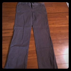 Subtle striped gray pants